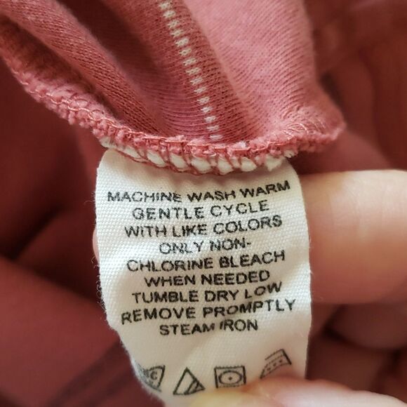 GH Bass & Co Mauve Striped Polo Shirt Sz M - Picture 4 of 4